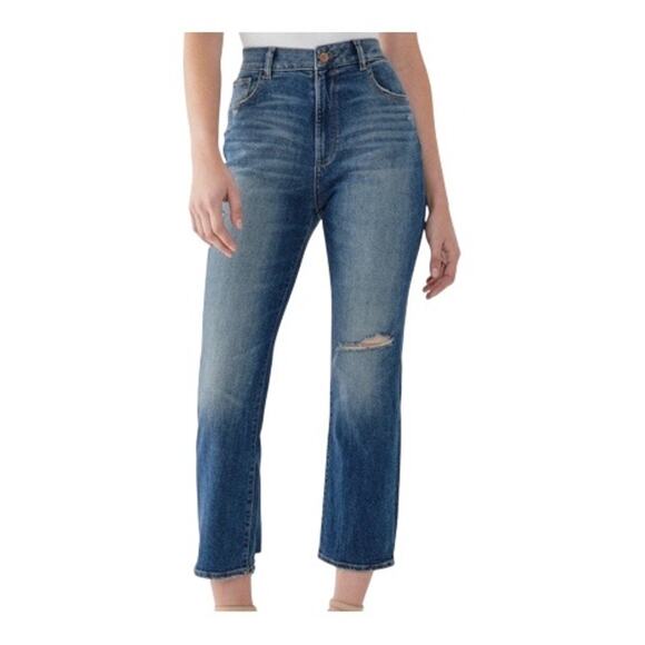 DL1961 Jerry High Rise Vintage Straight Jeans Blue Woman 25 NWOT - Picture 1 of 5